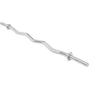 SZ-Stange GORILLA SPORTS ® SZ-Curlstange 120 cm Chrom