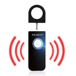 Taschenalarm ERABOS ® T1000 | Premium Modell STROBOSKOP LED