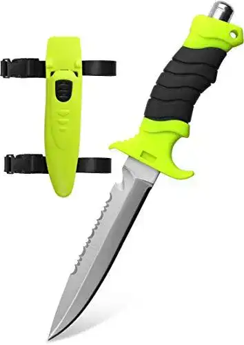 Tauchermesser Storfisk fishing & more mit Metallknauf, Kunststoff