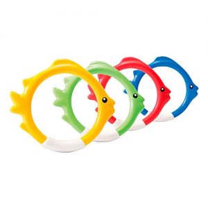 Tauchspielzeug Intex Tauchspiel Dive Rings, Mehrfarbig, 4-teilig