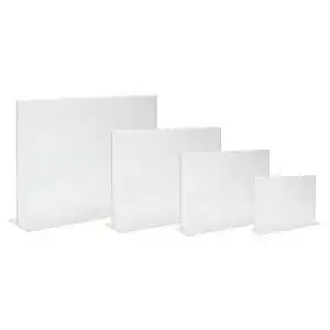 Tischaufsteller Karteo ® T-Form Werbeaufsteller | T-Aufsteller a6