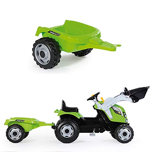 Trettraktor Smoby 7600710109 – Traktor Farmer XL-Loader