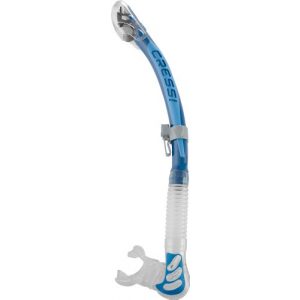 Trockenschnorchel Cressi Alpha Dry Snorkel – Silver/Blue ES258020