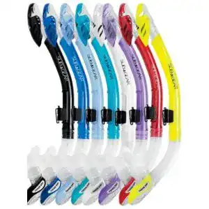 Trockenschnorchel Subgear Schnorchel Fusion Dry Farbe aquamarina