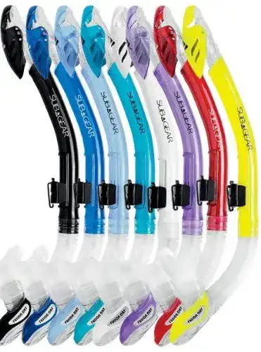 Trockenschnorchel Subgear Schnorchel Fusion Dry Farbe aquamarina