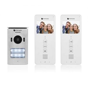 Türsprechanlage 2-Familienhaus Smartwares LCD-Monitor