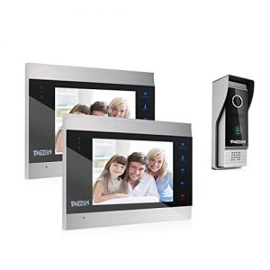 Door intercom system 2-family house TMEZON video door intercom system