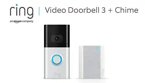 Türsprechanlage Einfamilienhaus Ring Video Doorbell 3 + Chime