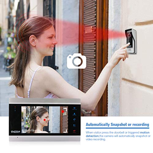 Türsprechanlage TMEZON Video Türklingel Intercom System, 1080P