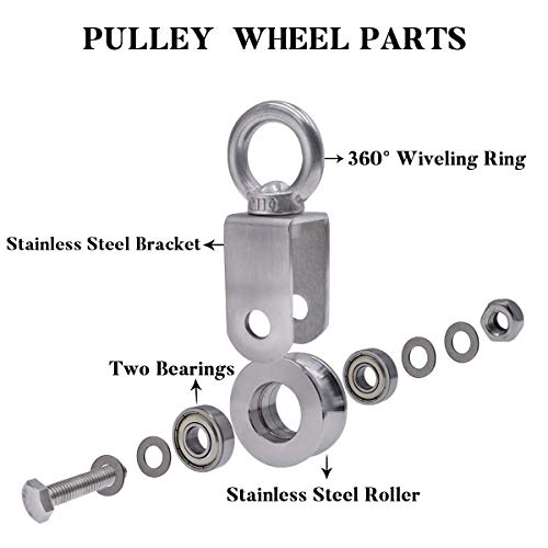 Umlenkrolle KCNOFNC Pulley Wheel with 2 Bearing, Cable Pully