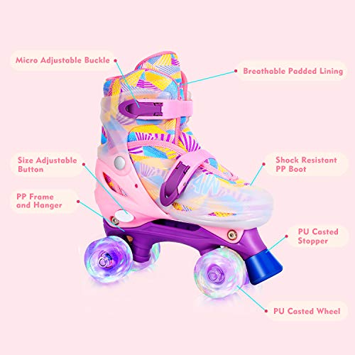 Verstellbare Kinder-Rollschuhe GVDV Rollschuhe Verstellbar