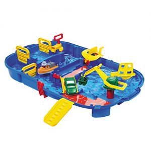 Wasserbahn AquaPlay 8700001516 – Set “Schleusenbox”, 25-teilig