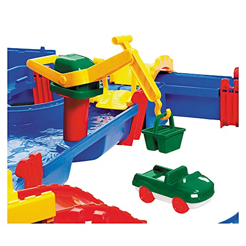 Wasserbahn AquaPlay 8700001528 – Set “Megabridge”, 32-teilig