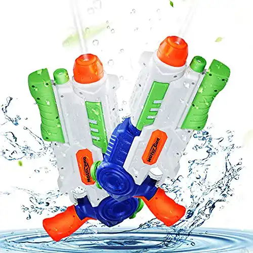 Wasserpistole Ucradle 2 × , n groß 1200ML mit 8-10 Meter