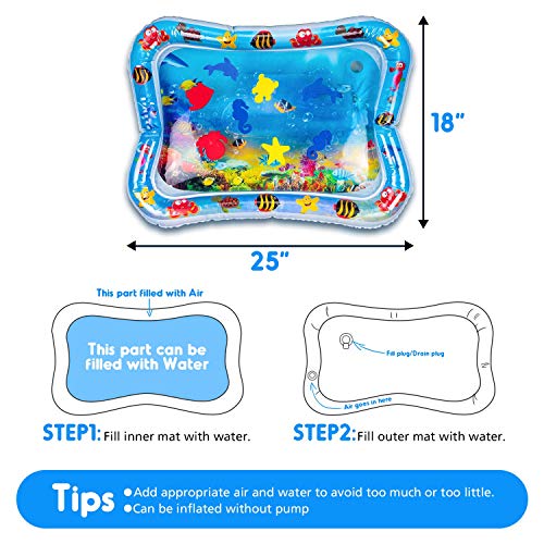 Wasserspielmatte Ventvinal Wassermatte Aufblasbare BPA-frei
