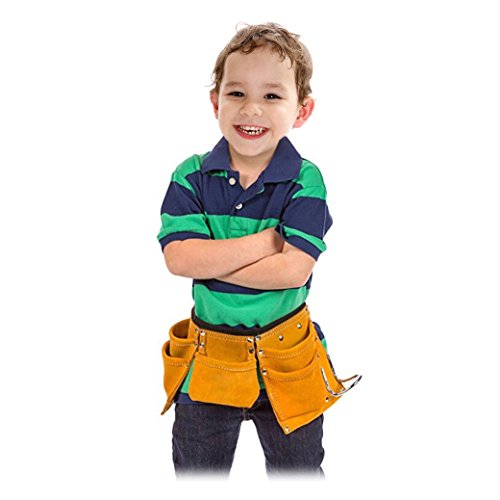 Werkzeuggürtel (Kinder) OFKPO Kinder Werkzeugtasche Leder