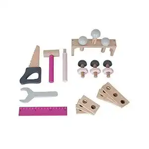 Werkzeugkasten Kinder JaBaDaBaDo W7106 Werkzeugkoffer Pink
