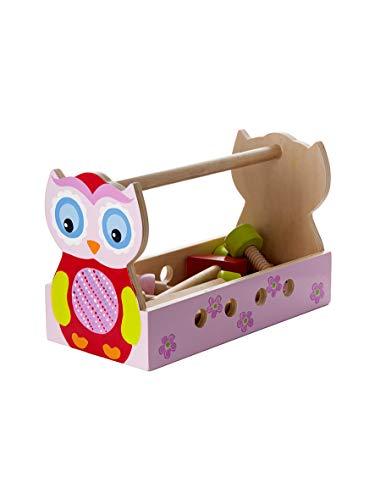 Die beste werkzeugkasten kinder mousehouse gifts holzspielzeug eulen Bestsleller kaufen