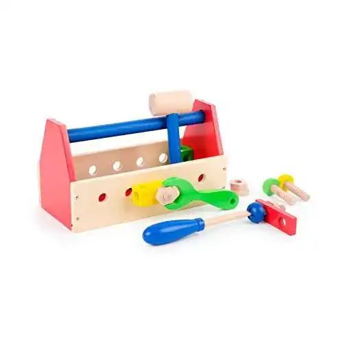 Werkzeugkasten Kinder Small Foot 10738 Werkzeugkasten Holz