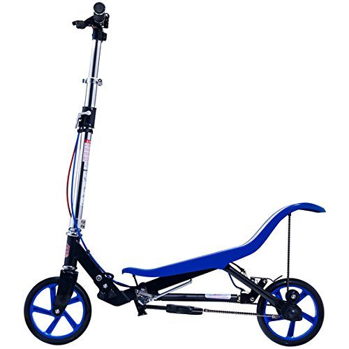 Wipproller Space Scooter X 590 Premium blau MIT Gravur bis 120 kg