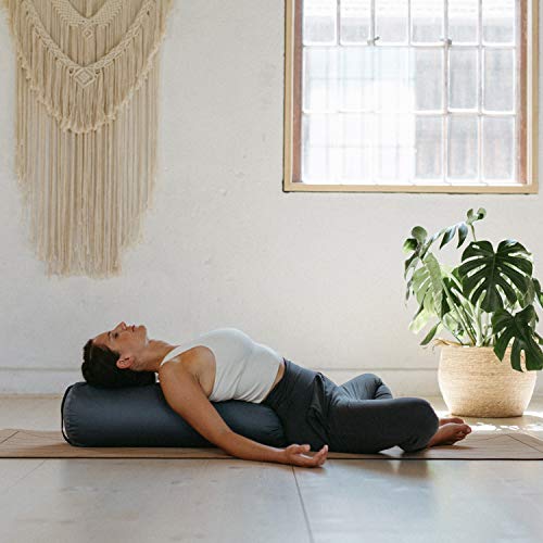Yoga-Bolster Lotuscrafts Yogarolle für Yin Yoga Ø24 cm – Yoga Rolle