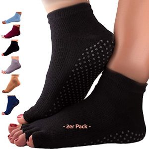 Yoga-Socken GERNEO ® – DAS ORIGINAL – 2er Pack Premium