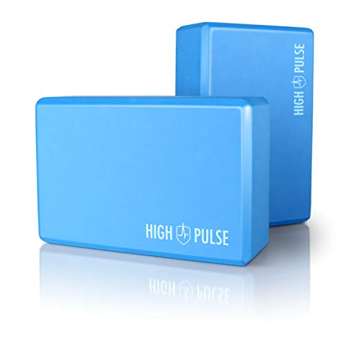 Die beste yogablock high pulse yoga block 2er set hartschaum blau Bestsleller kaufen