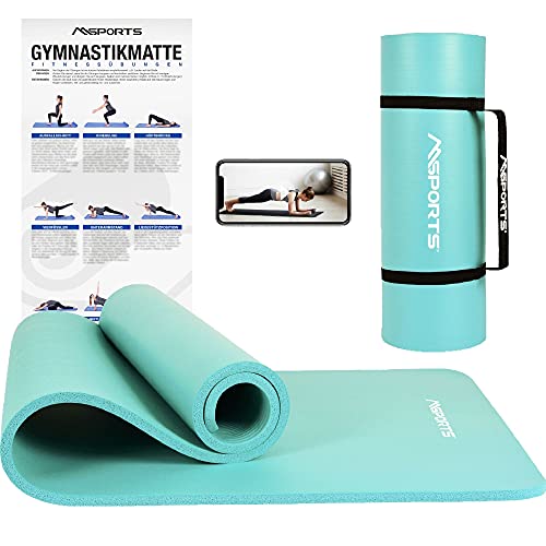 Die beste yogamatte msports gymnastikmatte premium inkl tragegurt Bestsleller kaufen