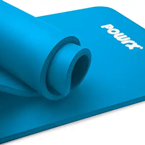 Yogamatte POWRX Gymnastikmatte I Yoga-Matte inkl. Trageband