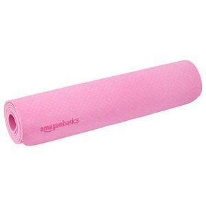 Yogamatte TPE Amazon Basics – Yoga-Matte, TPE, rosa, 0,76 cm