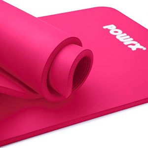 Yogamatte XL POWRX Gymnastikmatte I Yoga-Matte inkl. Trageband