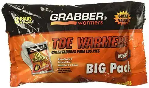 Zehenwärmer Grabber Warmers mit Luftaktivierung, 8 Paar Packung