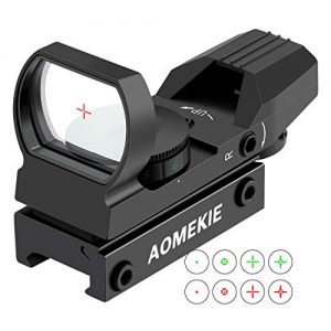 Zielfernrohr AOMEKIE Red Dot Visier Airsoft mit 20mm/22mm
