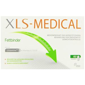 Abnehmpillen Xls-Medical Fettbinder, 60 Tabletten, 1er Pack 60 St