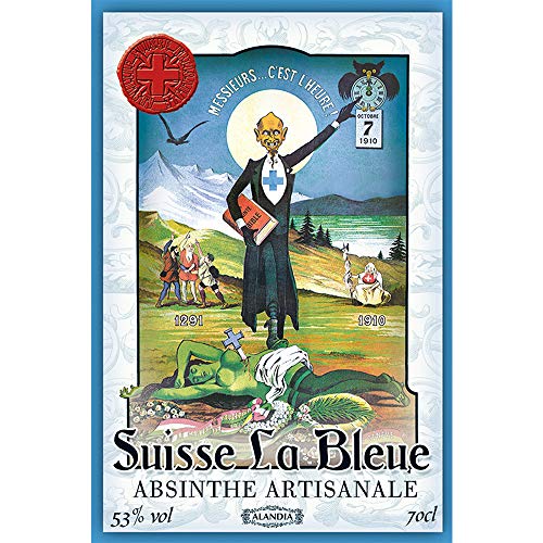 Absinth ALANDIA e Suisse La Bleue | Tradition aus der Schweiz | 53%