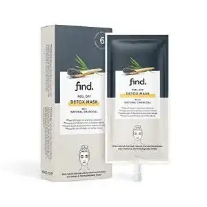 Aktivkohle-Maske find. Amazon-Marke: Detox-Maske 6 Sachets