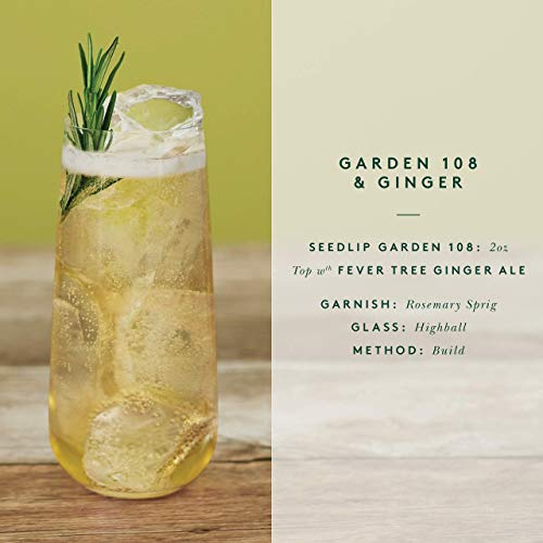 Alkoholfreier Gin SEEDLIP Garden 108 – herbal, Non-Alcoholic Spirit