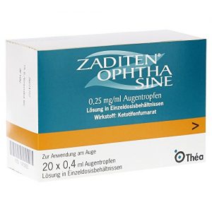 Allergie-Augentropfen ZADITEN Ophtha sine Lösung 20 St.