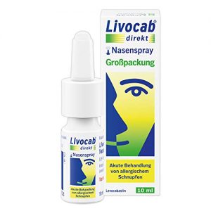 Allergie-Nasenspray Livocab ® direkt Nasenspray (10 ml) Akuthilfe