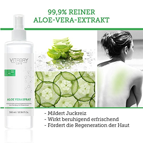 Aloe-vera-Spray vitabay Aloe Vera Spray für Körper & Haar 600 ml