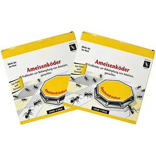 Ameisenköderdose com-four ® 8X Ameisenköder-Dosen