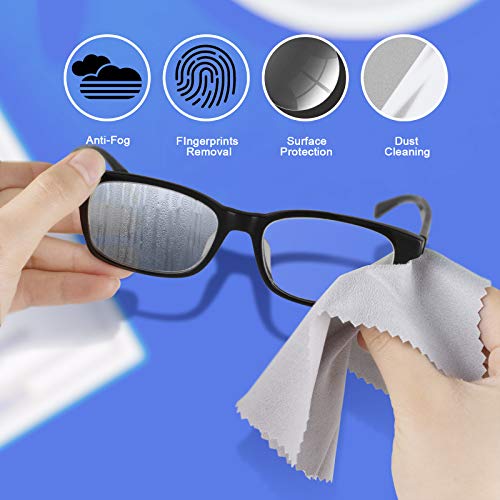 Antibeschlagtuch surfree Tücher für Brillen (10 Stück),Nano Anti-Fog