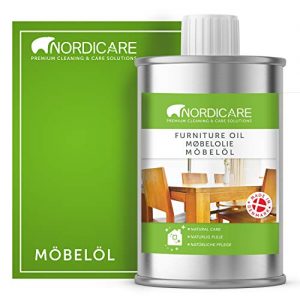 Arbeitsplattenöl Nordicare Holzöl zur Pflege. Möbelöl farblos 1 Liter