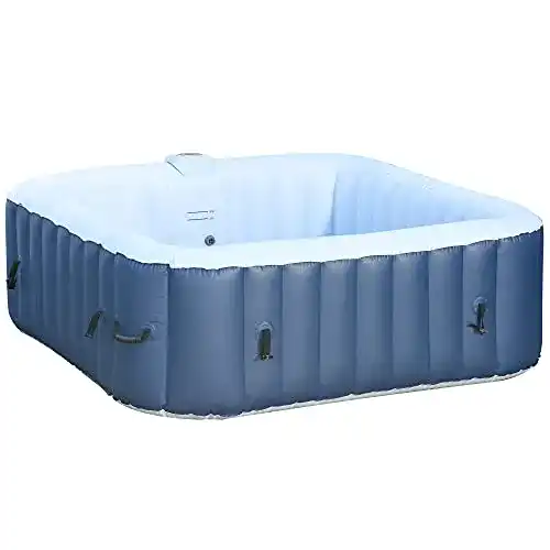 Aufblasbarer Whirlpool Outsunny Whirlpool für 2-4 Personen