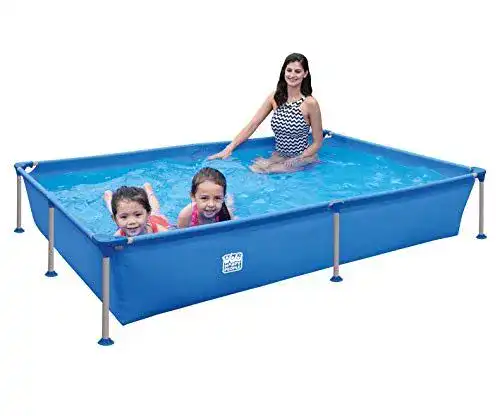 Aufstellpool rechteckig KC HAPPY PEOPLE Stahlrahmenpool
