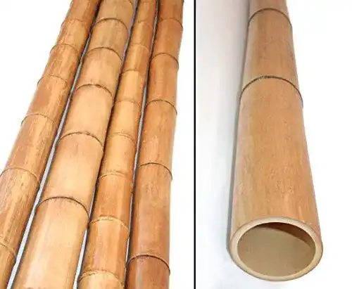 Bambusrohre Bambusrohr 300cm gelbbraun Durch. 8 bis 10cm