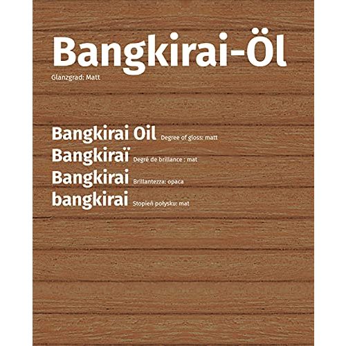 Bangkirai-Öl Remmers [eco], 5 Liter, nachhaltiges Bangkirai Öl
