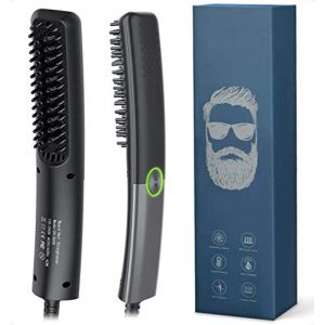 Bartglätter Lidasen Kamm für Männer, Elektrischer Haarglätter