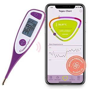 Basalthermometer Cyclotest mySense Bluetooth, mit App ohne Abo