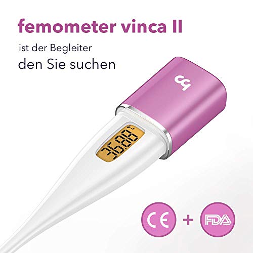 Basalthermometer femometer Vinca II- Bluetooth, intelligente APP